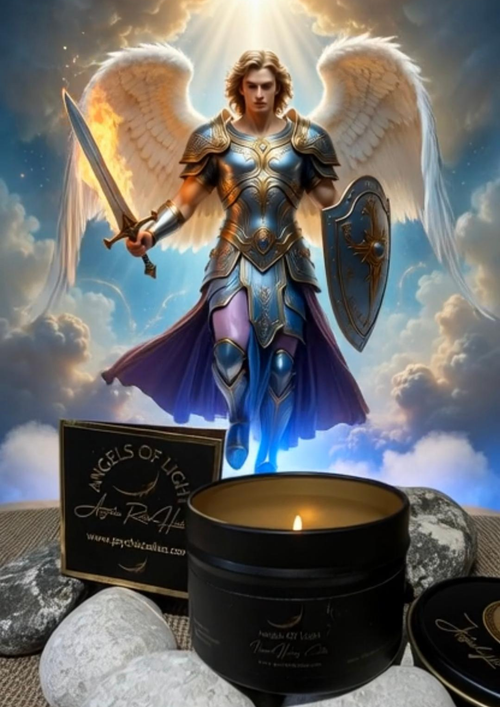 Archangel Michael Soy Scented Healing Candle - My Heavenly Candles