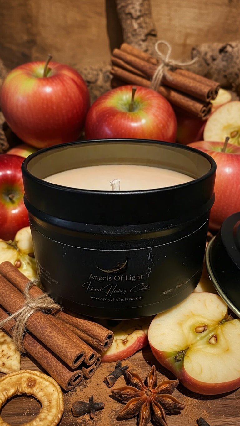 Cinnamon Apple Candle - Cozy Festive Soy Scented Candle for Christmas - My Heavenly Candles