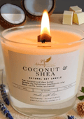 Coconut Shea Vegan Candle for a Natural Aromatic Experience - My Heavenly Candles