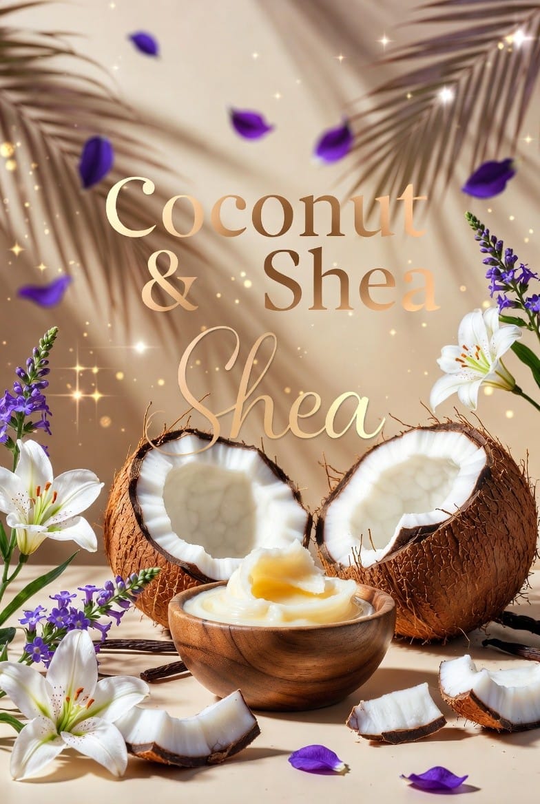Coconut Shea Vegan Candle for a Natural Aromatic Experience - My Heavenly Candles