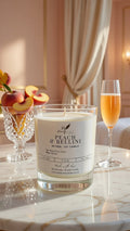 Peach Bellini Soy Scented Vegan Candle - My Heavenly Candles