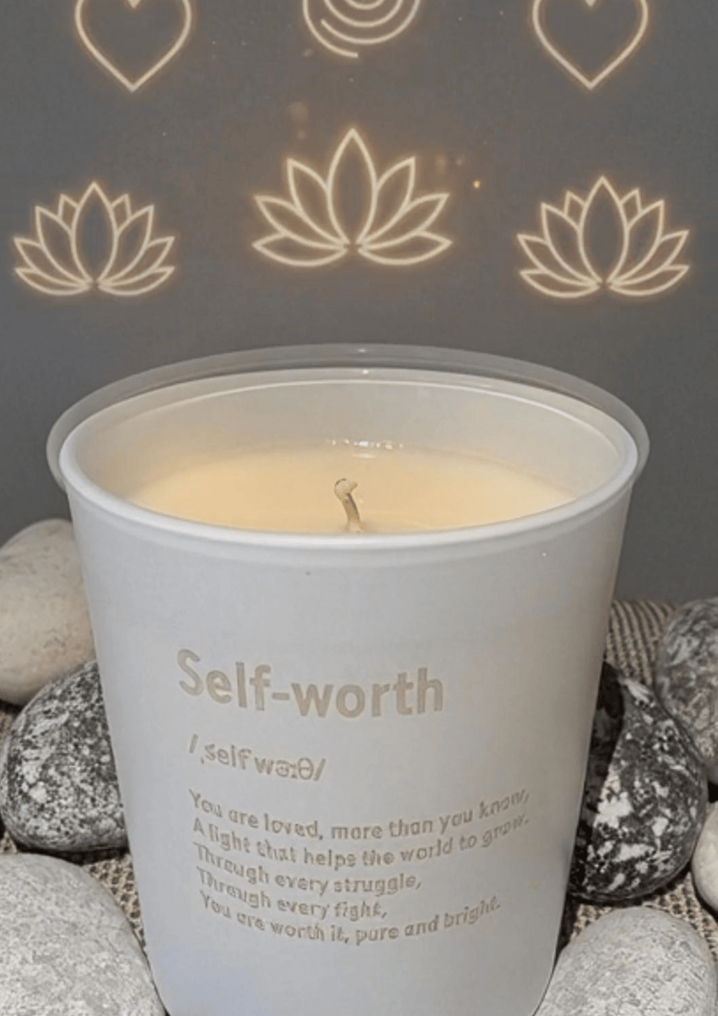 Self Worth Healing Candle - Boost Confidence and Positivity - My Heavenly Candles
